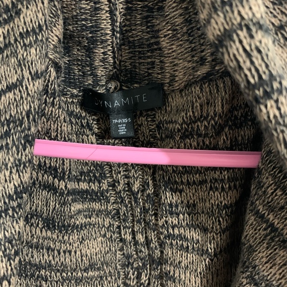 Dynamite brown open cardigan size Xs-S - Picture 4 of 6